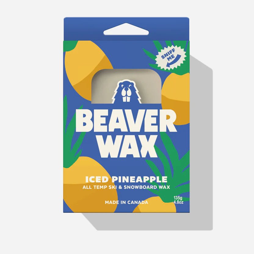 Beaver Wax - All Temp Scented Snow Wax - 135g - Pineapple - Switch Skate & Snow