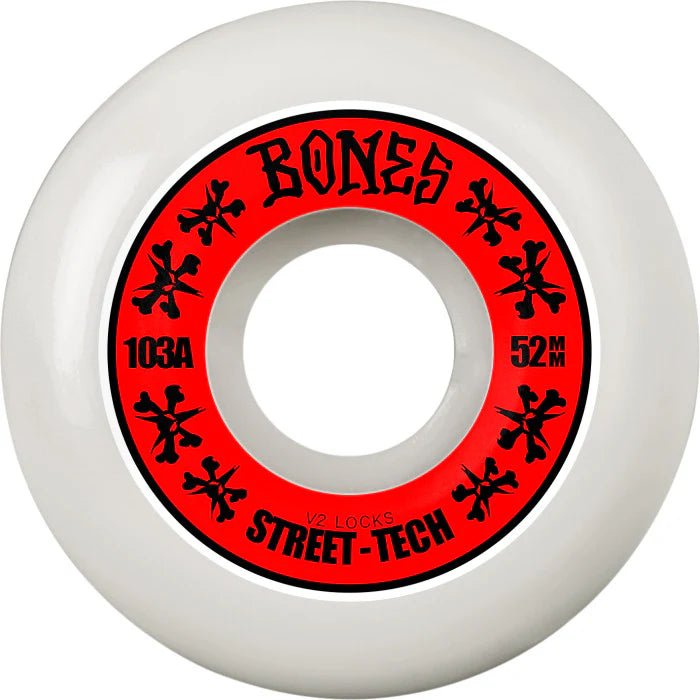Bones STF Locks V2 Wheels - 52mm 103A - Switch Skate & Snow