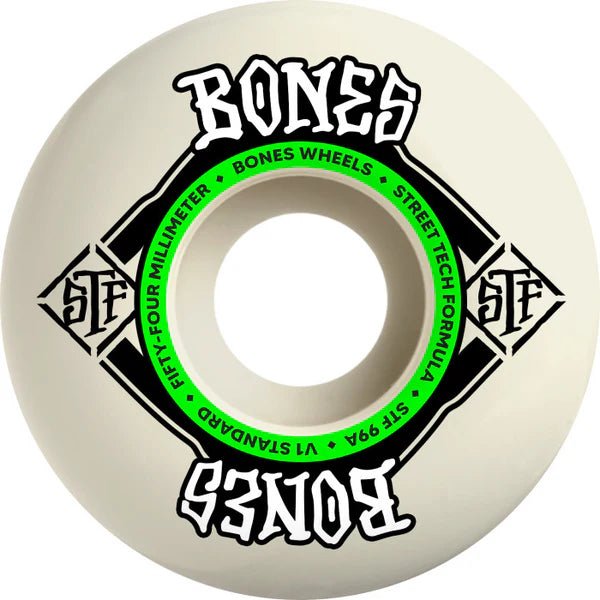 Bones STF V1 Standard Wheels - 54mm 99A - Switch Skate & Snow