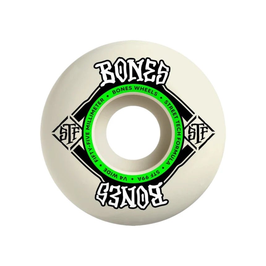 Bones STF V4 Wides Wheels - 55mm 99A - Switch Skate & Snow