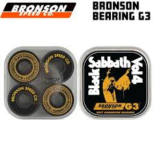 Bronson Speed Co G3 Bearings - Black Sabbath - Switch Skate & Snow