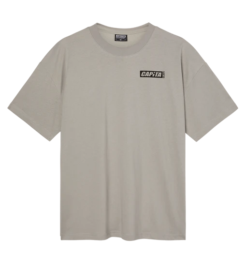 Capita 2025 Skull T-Shirt - Light Grey - Switch Skate & Snow