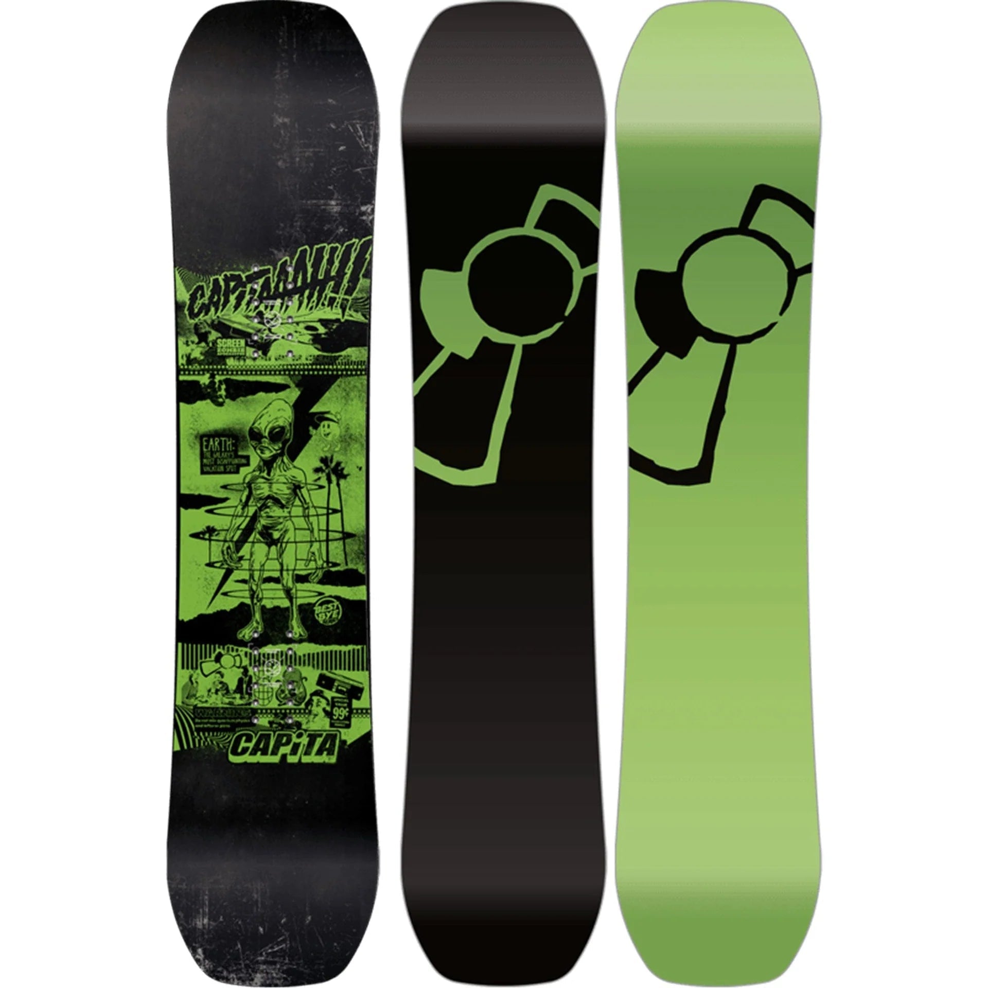 Capita 2027 Youth Brigade Mini Snowboard - 130cm - Switch Skate & Snow