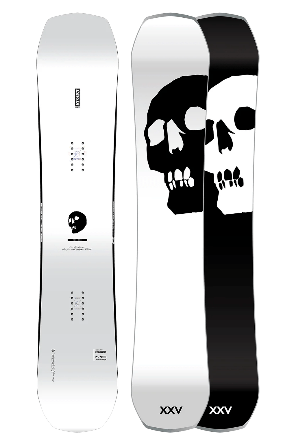 Capita Black Snowboard of Death Snowboard 2026 - 162cm - Switch Skate & Snow