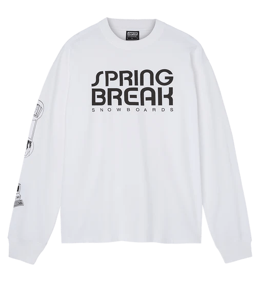 Capita Computer Longsleeve T-Shirt - White - Switch Skate & Snow