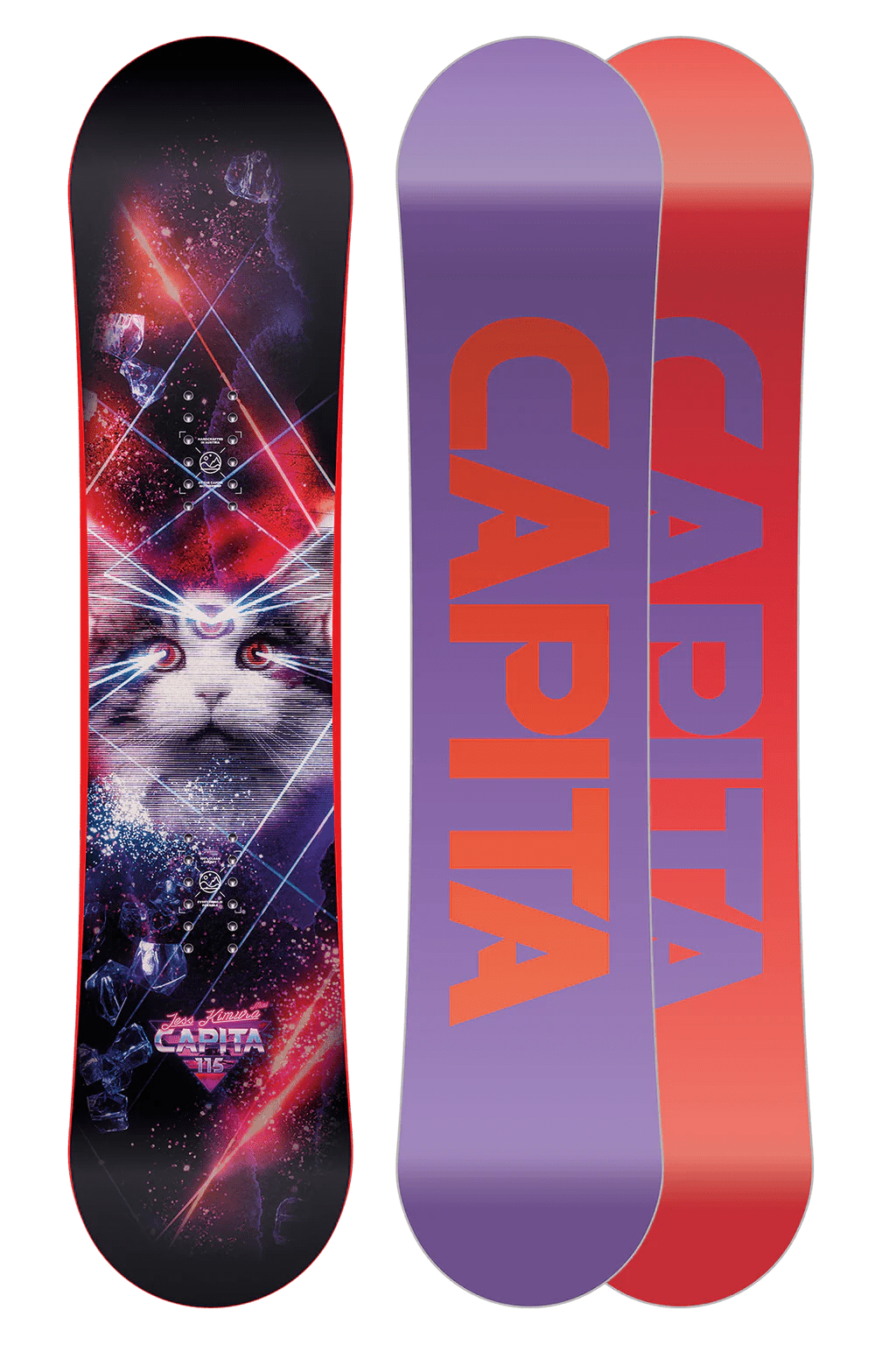 Capita Jess Kimura Mini Snowboard 2026 - 130cm - Switch Skate & Snow