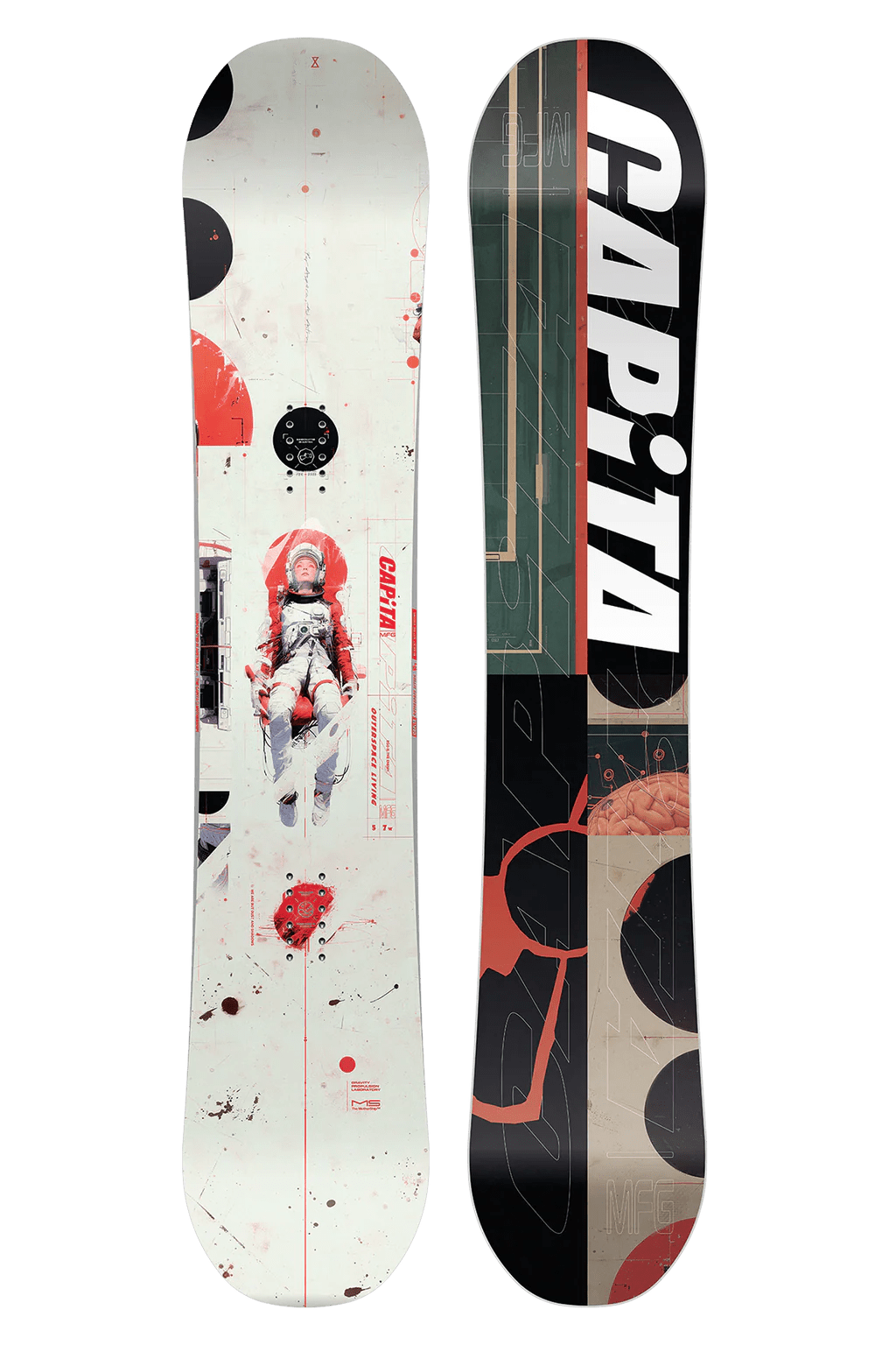 Capita Outerspace Living Wide Snowboard 2026 - 161W - Switch Skate & Snow