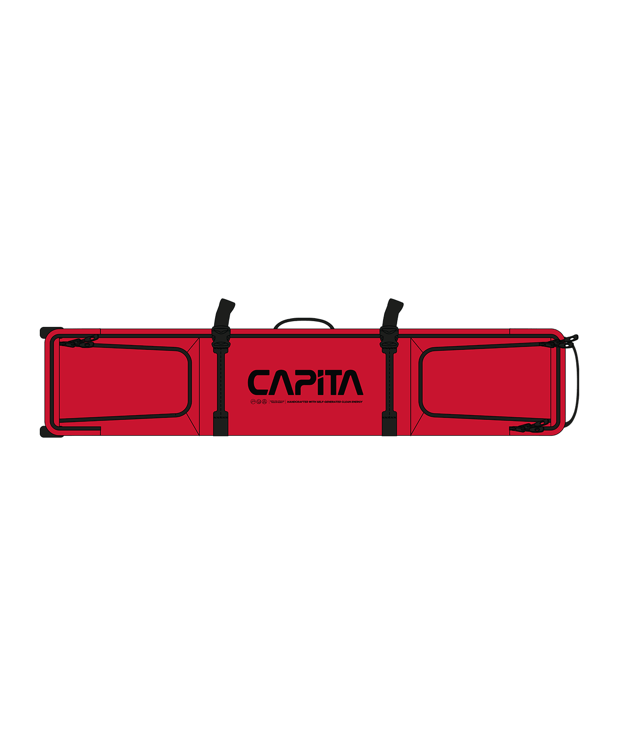 Capita Wheeled Board Bag 2027 - 165cm - Red - Switch Skate & Snow