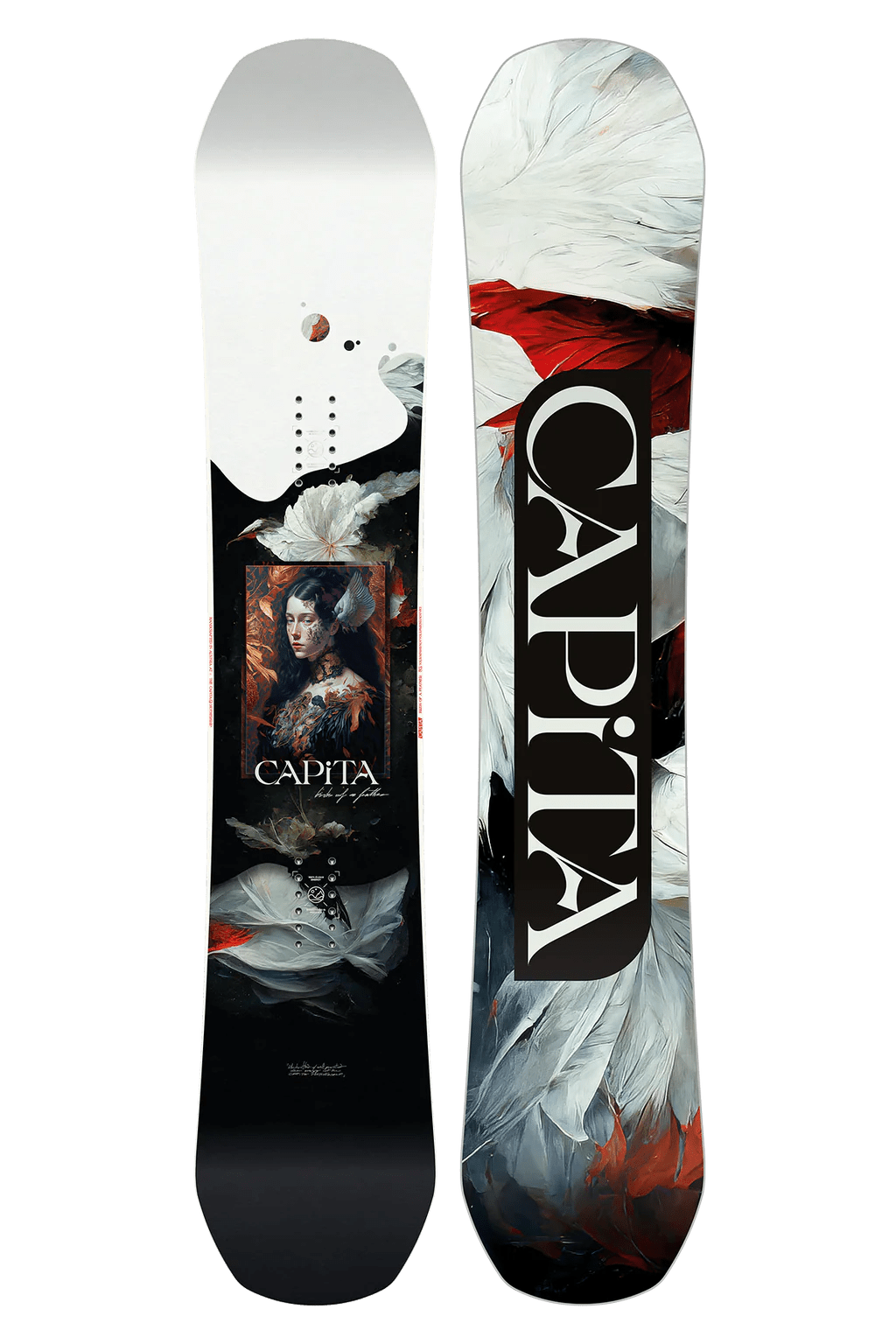 Capita Womens Birds Of A Feather Snowboard 2025 - 152cm - Switch Skate & Snow