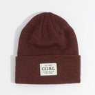 Coal 2026 Uniform Beanie - Burgundy - Switch Skate & Snow