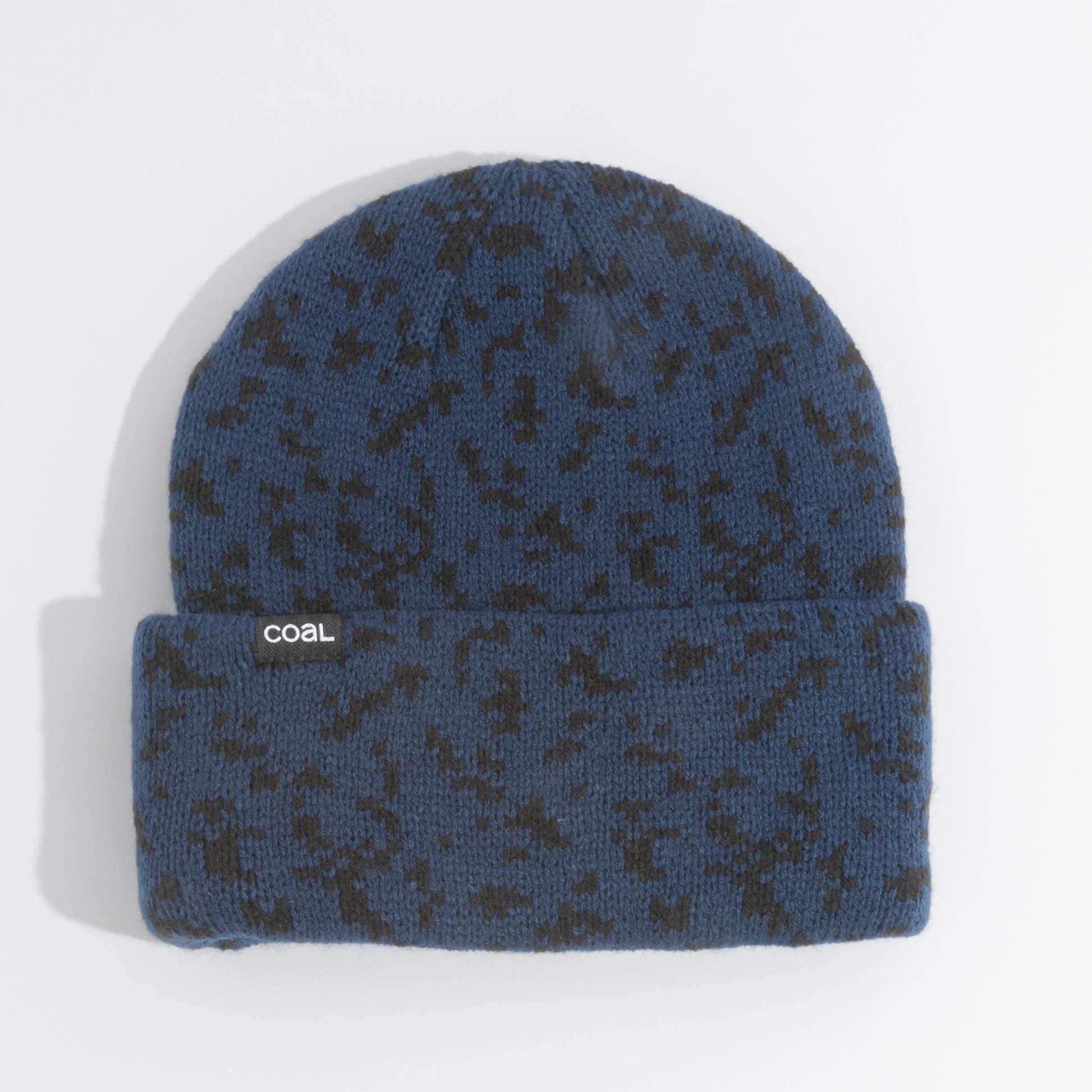 Coal 2026 Wayne Beanie - Navy Grid Camo - Switch Skate & Snow