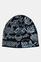 Corduroy 2026 FOS Skully Beanie - Blue - Switch Skate & Snow