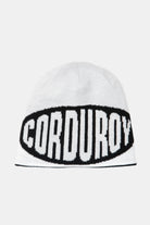 Corduroy 2026 No Regrets Reversible Skully Beanie - White - Switch Skate & Snow
