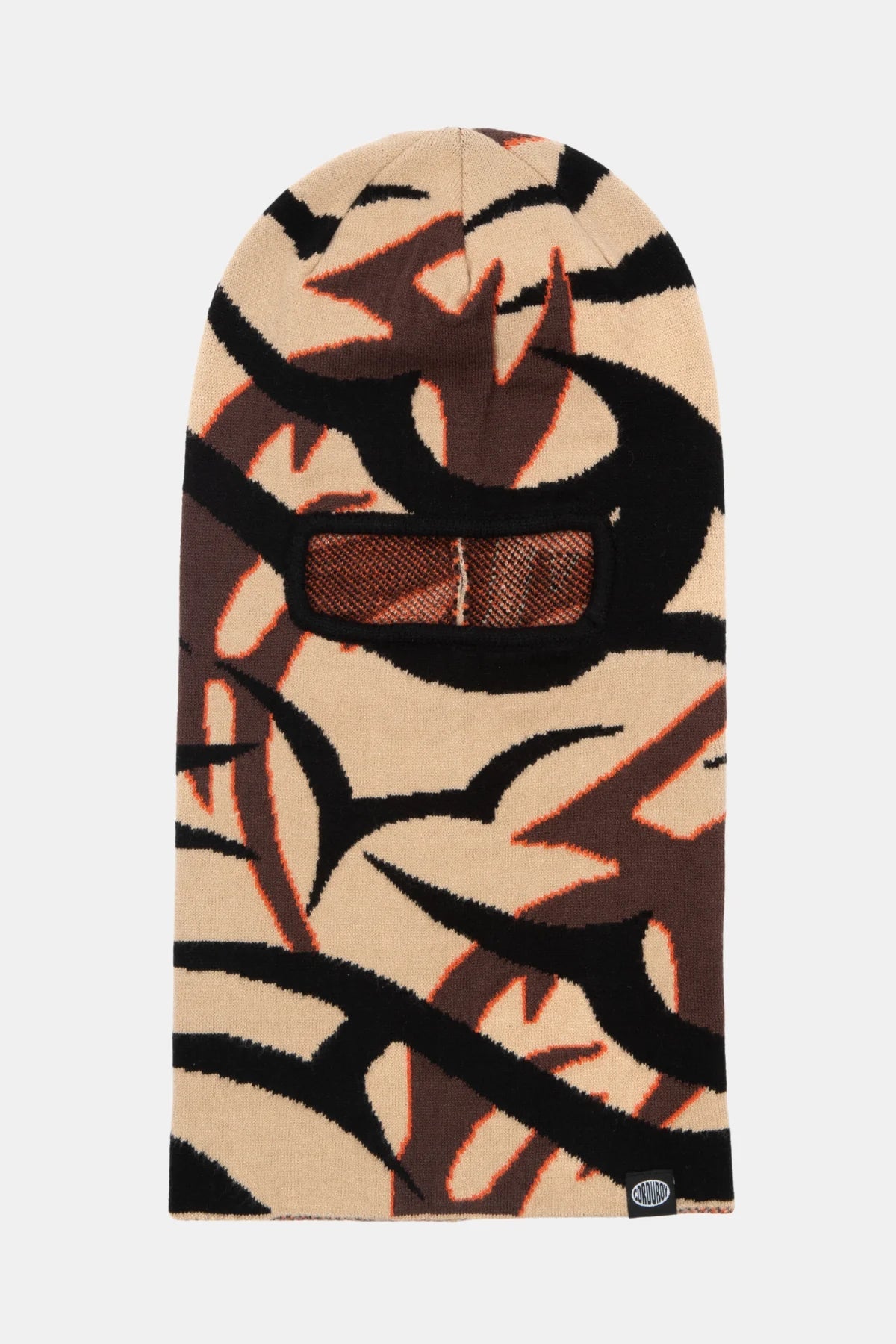 Corduroy 2026 Tribal Camo Ski Mask - Khaki - Switch Skate & Snow