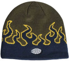 Corduroy 2027 LL Burn Skully Beanie - Army - Switch Skate & Snow