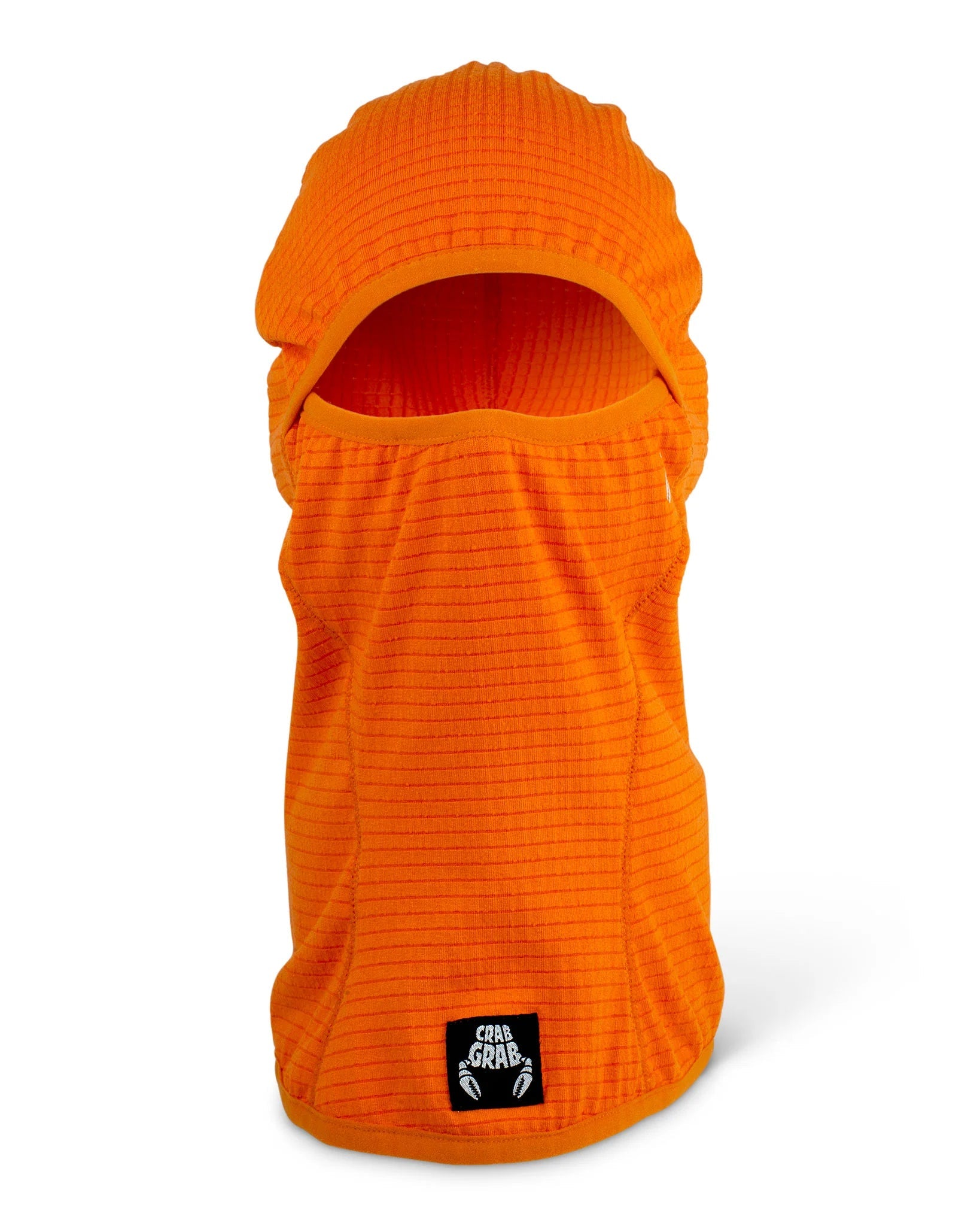 Crab Grab 2026 Clawva Waffle Facemask - Orange - Switch Skate & Snow