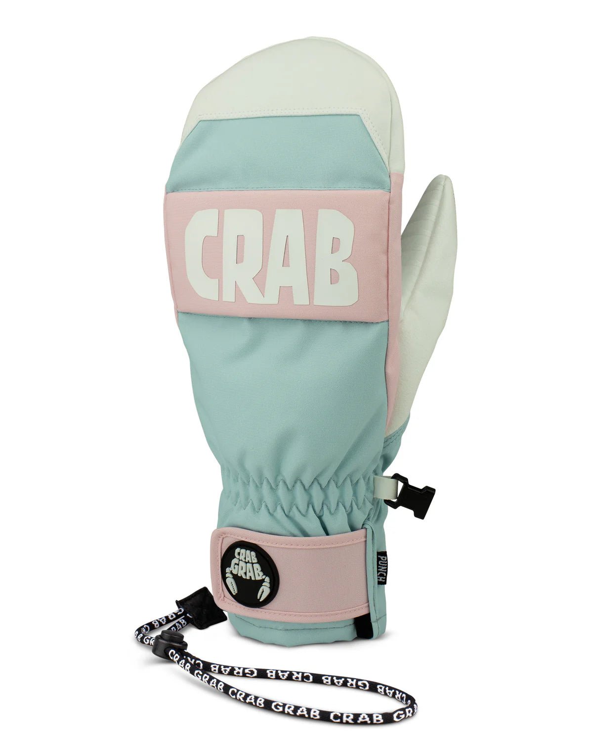 Crab Grab 2026 Punch Mitt - Baby Blue Pink - Switch Skate & Snow