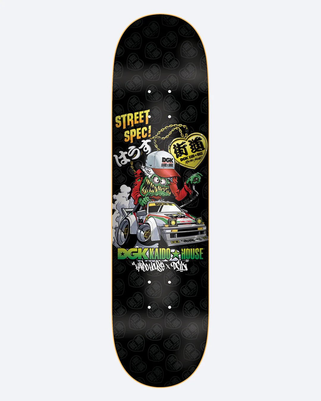 DGK Kaido House Wide Open Embossed Deck - 8.06 - Switch Skate & Snow