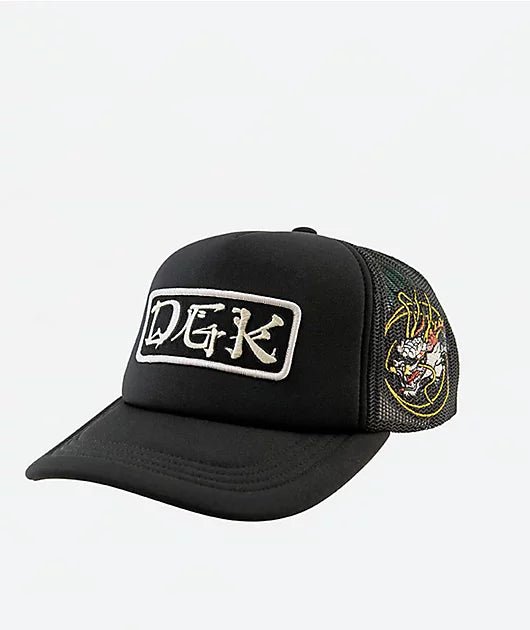 DGK Ryujin Trucker Hat - Black - Switch Skate & Snow
