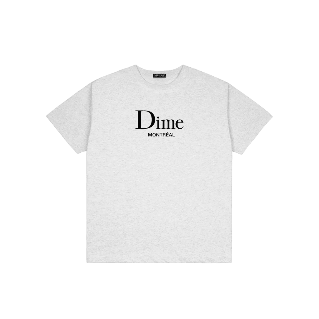 Dime Classic Dime MTL T-Shirt - Ash - Switch Skate & Snow