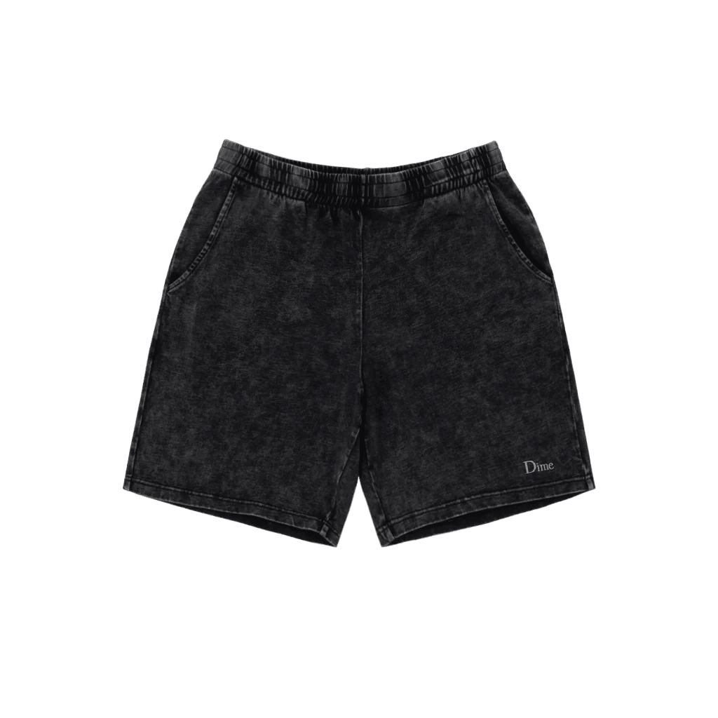 Dime Classic Jersey Sweatshorts - Washed Black - Switch Skate & Snow