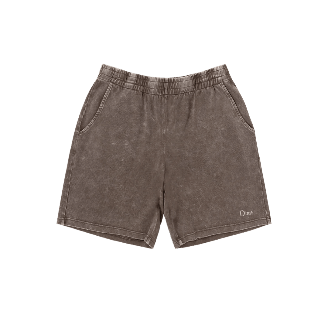 Dime Classic Jersey Sweatshorts - Washed Brown - Switch Skate & Snow