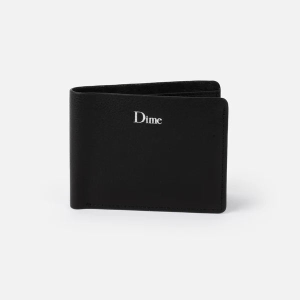 Dime Classic Leather Wallet - Black - Switch Skate & Snow