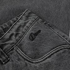 Dime Classic Relaxed Denim Pants - Faded Black - Switch Skate & Snow