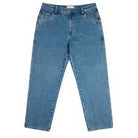 Dime Classic Relaxed Denim Pants - Indigo Washed - Switch Skate & Snow