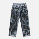 Dime Classic Relaxed Denim Pants - Light Blue/Black Paint - Switch Skate & Snow
