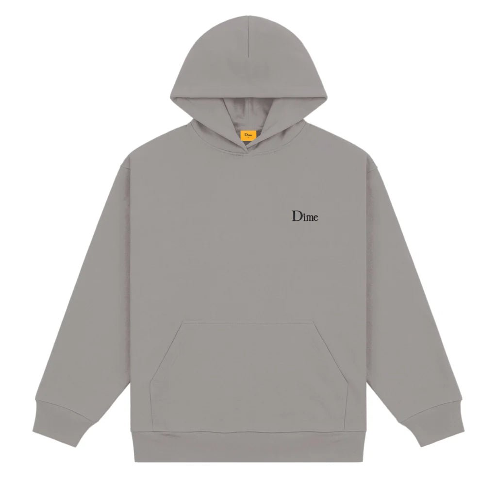 Dime Classic Small Logo Hoodie - Charcoal - Switch Skate & Snow