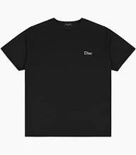 Dime Classic Small Logo T-Shirt - Black - Switch Skate & Snow