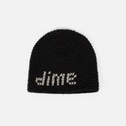 Dime Crochet Skully Beanie - Black - Switch Skate & Snow