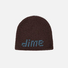 Dime Crochet Skully Beanie - Brown - Switch Skate & Snow