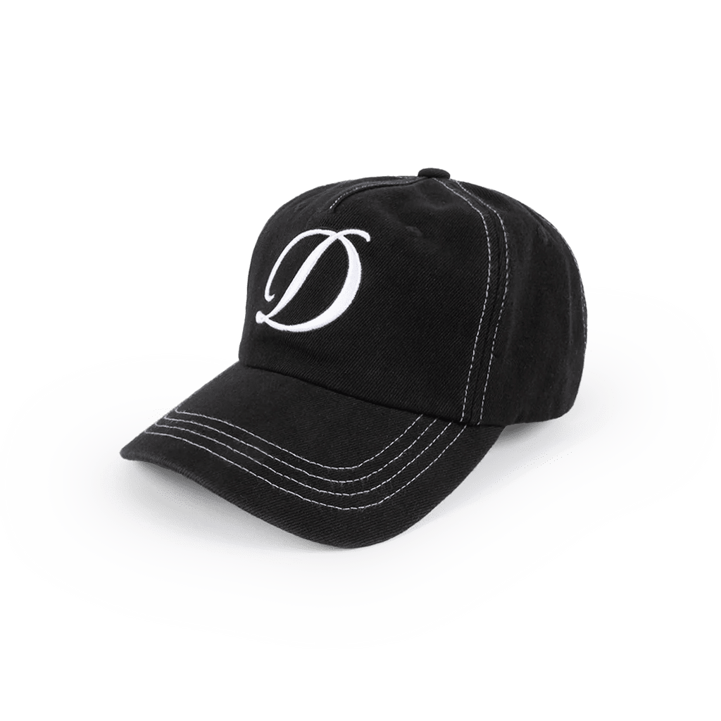 Dime Cursive Denim Worker Cap - Black Washed - Switch Skate & Snow
