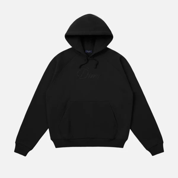 Dime Cursive Logo Hoodie - Black - Switch Skate & Snow