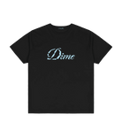 Dime Cursive Paper Cut T-Shirt - Black - Switch Skate & Snow
