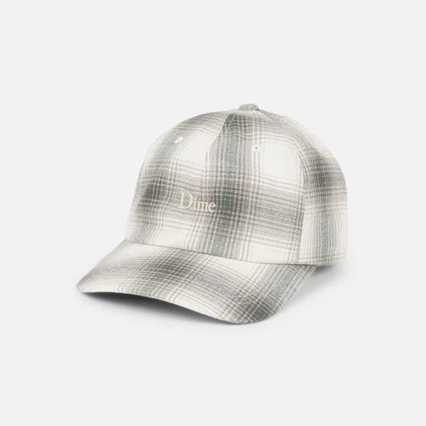 Dime Flannel Low Pro Cap - Light Grey - Switch Skate & Snow