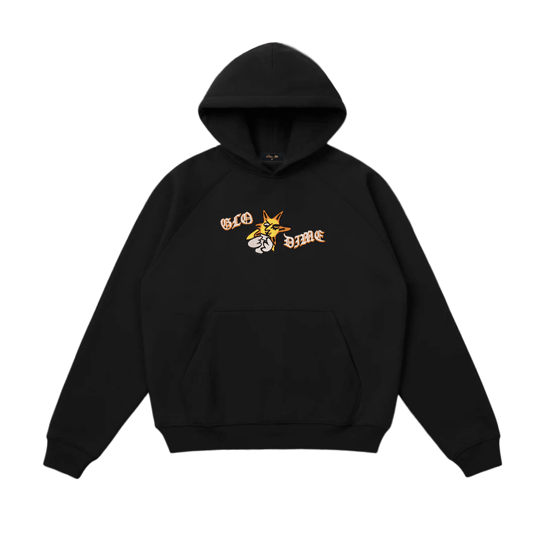 Dime Glo Sun Hoodie - Black - Switch Skate & Snow