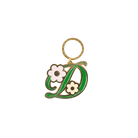 Dime Oversized Floral Keychain - Gold - Switch Skate & Snow