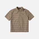 Dime Plaid Button Up Shirt - Brown - Switch Skate & Snow