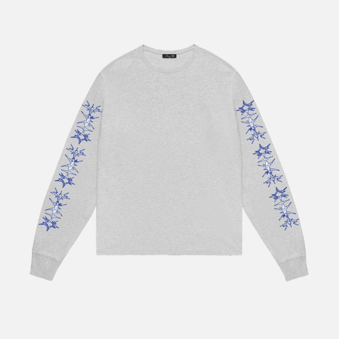Dime Sharp Longsleeve T-Shirt - Heather Gray - Switch Skate & Snow