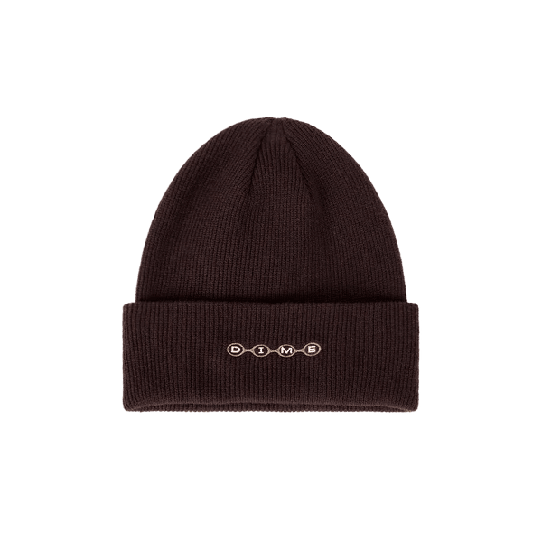 Dime Space Fold Beanie - Dark Brown - Switch Skate & Snow