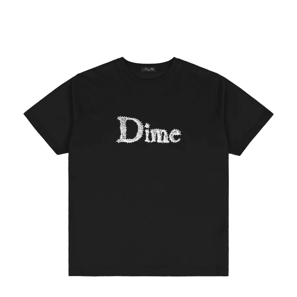 Dime Spiked T-Shirt - Black - Switch Skate & Snow
