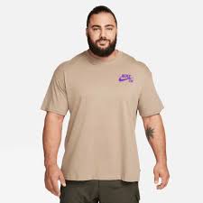 Nike SB Icon T-Shirt - Khaki/Purple