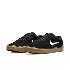 Nike SB Chron 2 Shoes - Black/White-Gum