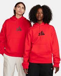 Nike SB FLC Pullover Essential Hoodie - Red