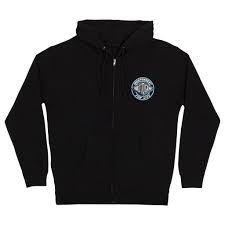 Independent Life Clutch Zip Hoodie - Black