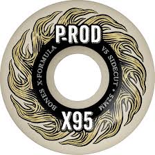 Bones P-Rod X-Formula V5 Sidecut Wheels - 54mm 95A