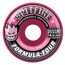 Spitfire Formula Four Conical Full Wheels - 53mm 99D - Pink